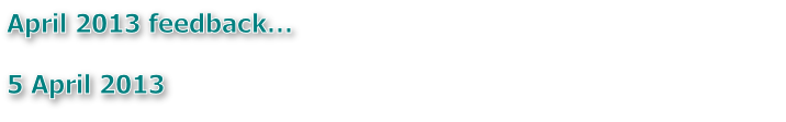 5 April 2013